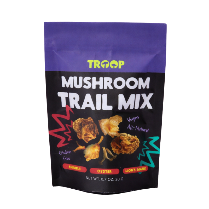 Mushroom Trail Mix: Barbecue Flavor